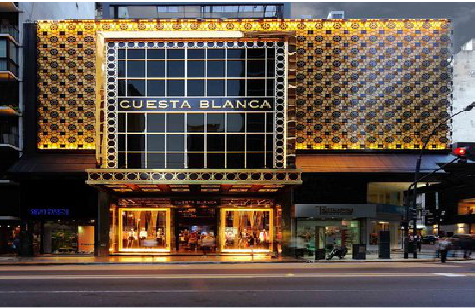 海安门头设计与商业空间的纽带。