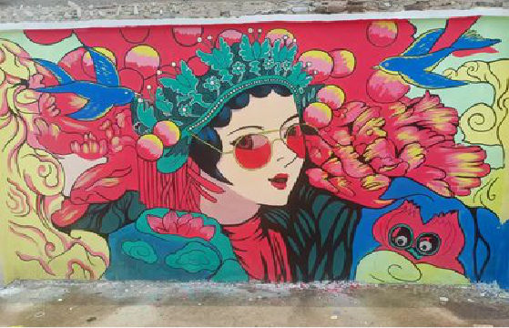 海安墙体彩绘-网红墙