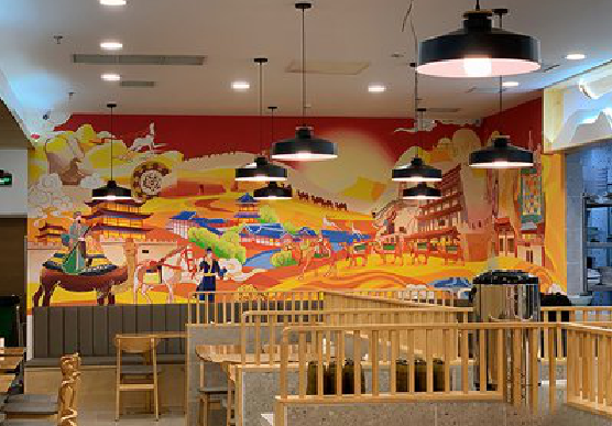 海安商业空间彩绘介绍。