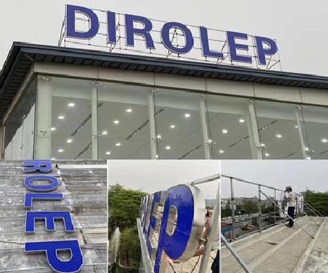 海安楼顶发光字安装的注意事项。